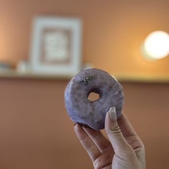 Alfalfa - Lavender Doughnut (~$4) - Salad Near Me - Hoboken, New Jersey