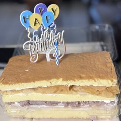 Olympic Bakery - Crispy layered cake with a taro layer added. Perfect size for 2-4 people.