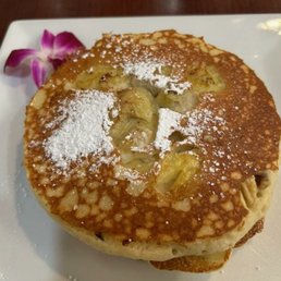 Pancake with banana inside Pancake with banana inside