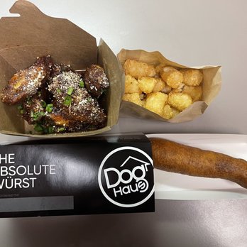 Dog Haus Biergarten - Downtown Phoenix - Chicken wings, Tater Tots, Corn Dog - Burgers Near Me - Phoenix, Arizona