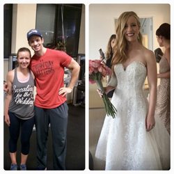 James Dawson Fitness - My client Margaret looked AMAZING on her wedding day
