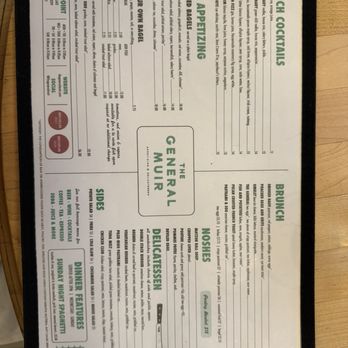 The General Muir - Menu - Delis Near Me - Atlanta, Georgia The General Muir - Menu - Delis Near Me - Atlanta, Georgia