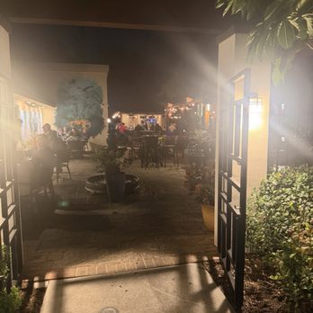 Zen Bistro - Patio at night - Thai Near Me - Daytona Beach, Florida