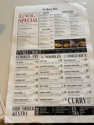 Menu photo 1 Sisters Thai Potomac, MD