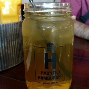 Haunted Hamburger - Green iced tea - Burgers Near Me - Jerome, Arizona Haunted Hamburger - Green iced tea - Burgers Near Me - Jerome, Arizona