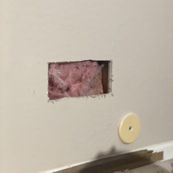 Rick's Drywall Repairs & Home Improvements - A 1/2 square foot drywall hole - Drywall Installation & Repair Near Me Rick's Drywall Repairs & Home Improvements - A 1/2 square foot drywall hole - Drywall Installation & Repair Near Me