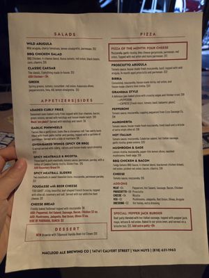 Menu photo 2 Macleod Ale Brewing Van Nuys, CA Menu photo 2 Macleod Ale Brewing Van Nuys, CA
