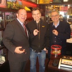 Cigarstore - Christopher Mey, Director of International Sales for Rocky Patel Premium cigars and Ercan Hazar.