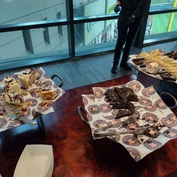 Daikin Park - 1/3 of the club lounge dessert table - Stadiums & Arenas Near Me - Houston, Texas Daikin Park - 1/3 of the club lounge dessert table - Stadiums & Arenas Near Me - Houston, Texas