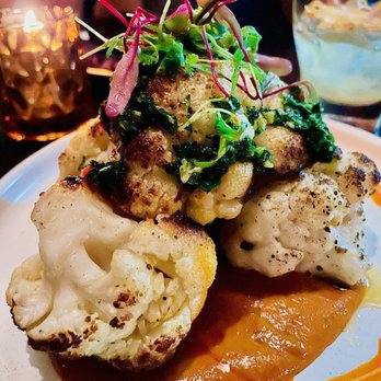 dLeña - Roasted Cauliflower with a peanut sauce - Mexican Near Me - Washington, DC, District of Columbia dLeña - Roasted Cauliflower with a peanut sauce - Mexican Near Me - Washington, DC, District of Columbia