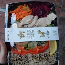 Pret A Manger - Sesame chicken soba salad, $55.