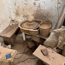 Ronnoc’s Trading Post - A kick wheel for pottery. Try it!