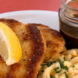 Hermann - Schnitzel (Foto von Sommer '23 - leider nicht mehr auf der Karte...)