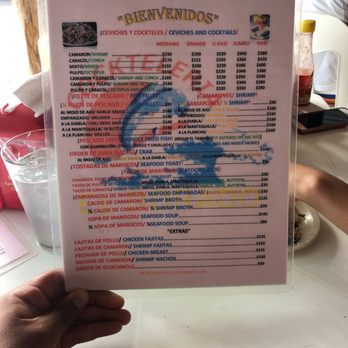 El Dorado Cockteleria - Food menu - Seafood Near Me - Tulum, ROO