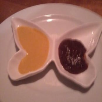 Trader Vic's - Spicy mustard and cocktail sauce. - Hawaiian Near Me - Emeryville, California Trader Vic's - Spicy mustard and cocktail sauce. - Hawaiian Near Me - Emeryville, California