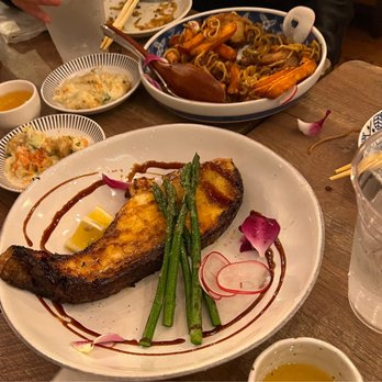 Chome - Garlic noodles and Miso Sea Bass - Izakaya Near Me - San Francisco, California