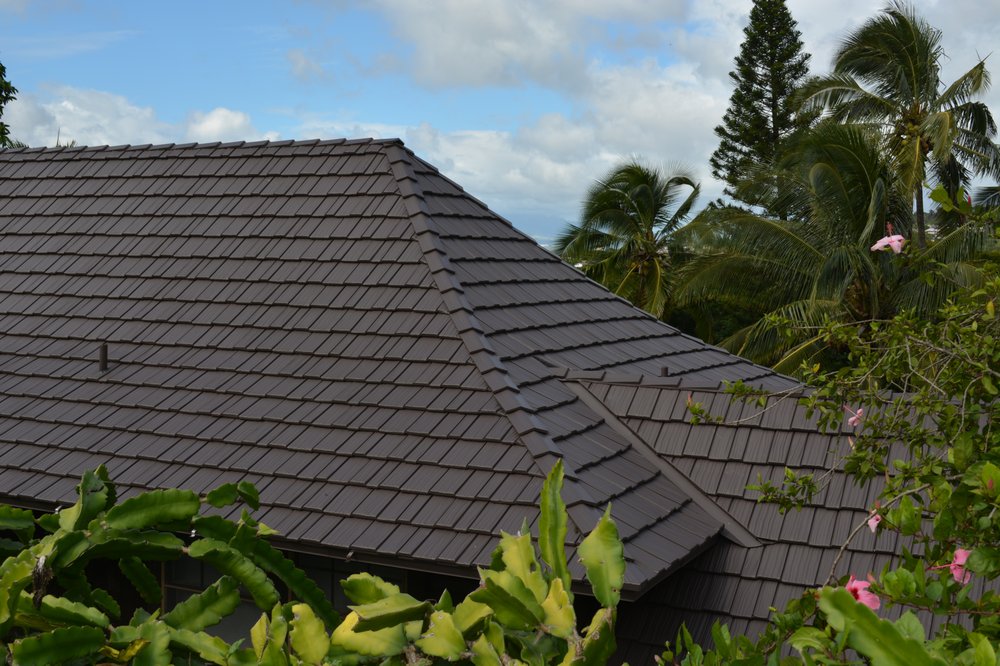 Slide of Aluminum Shake Roofing