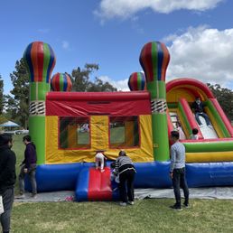 Jumper with slides , so much fun!