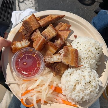 The Chinita Baker - Lechon plate - perfect amount of food and lechon is so crispy. - Food Delivery Services Near Me The Chinita Baker - Lechon plate - perfect amount of food and lechon is so crispy. - Food Delivery Services Near Me
