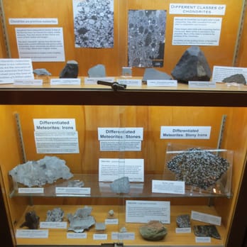 UCLA Meteorite Gallery - One of about six display cases - Museums Near Me - Los Angeles, California UCLA Meteorite Gallery - One of about six display cases - Museums Near Me - Los Angeles, California