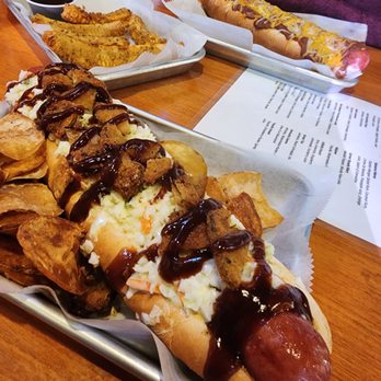 Tree House Eatery Drinkery - 2 B.F.D.s and corn ribs - Pubs Near Me - Terre Haute, Indiana