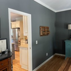 Crazyfast Remodeling - Before pic, dining room area seemed shut off from the rest of the house.
