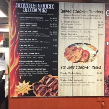California Chicken Grill - Menu - American Near Me - Tallahassee, Florida
