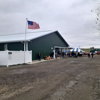 Pleasant Lane Farms - people standing outside of the building - Farms Near Me - Latrobe, Pennsylvania Pleasant Lane Farms - people standing outside of the building - Farms Near Me - Latrobe, Pennsylvania