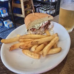 Half a grouper sandwich Half a grouper sandwich
