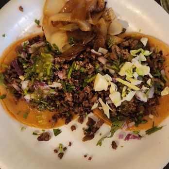 Taco N' Tento - These are carne asada tacos with everything. - Tacos Near Me - Visalia, California