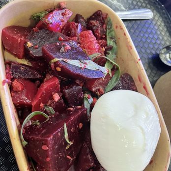 Frascati Market - Beet Salad and a fresh burrata ball!  (12/06/2024) - Specialty Food Near Me - Columbus, Ohio