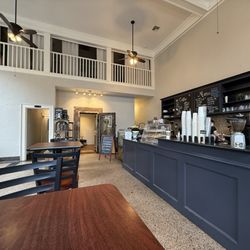 Java Square Cafe - Interior, note vault in rear...