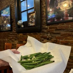 Two Goats & The Goose - Garlicky Grilled Greenbeans