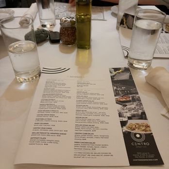 Centro - Menu - New American Near Me - Des Moines, Iowa