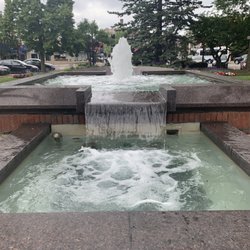 Wilmette Village Hall - Just a place I stop when walking to listen to the fountain.
