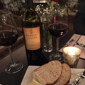 Cafe Lafayette - An amazing bottle of wine, fantastic hubby to share it with, heater outside, and amazing service=a return visit! - French Near Me - Exeter, California