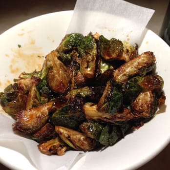 Uchi Houston - Roasted brussel sprouts. Sweet and savory like candy. - Sushi Bars Near Me - Houston, Texas Uchi Houston - Roasted brussel sprouts. Sweet and savory like candy. - Sushi Bars Near Me - Houston, Texas