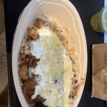 Chipotle Mexican Grill - Half the bowl missing - Mexican Near Me - San Tan Valley, Arizona