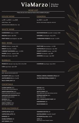 Menu photo 2 Via Marzo Ottawa, ON