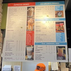 Green Frog Coffee - Drink menu