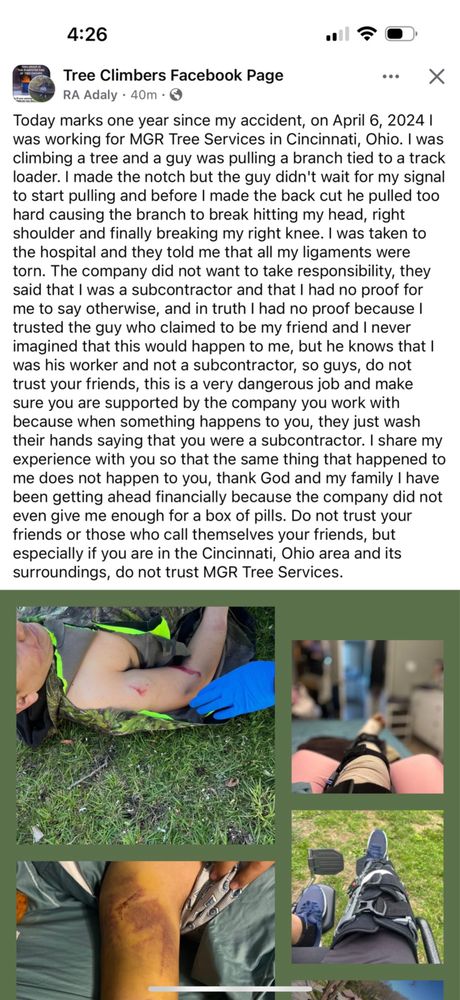 MGR Tree Services - tree service in Cincinnati, OH