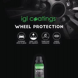 Definitive Detail - Ceramic wheel coating: protects wheels from the effects of brake dust as well as making cleaning a breeze.