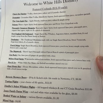 white hills distillery - Menu - Distilleries Near Me - Shelton, Connecticut white hills distillery - Menu - Distilleries Near Me - Shelton, Connecticut