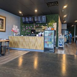 Front area, menu board