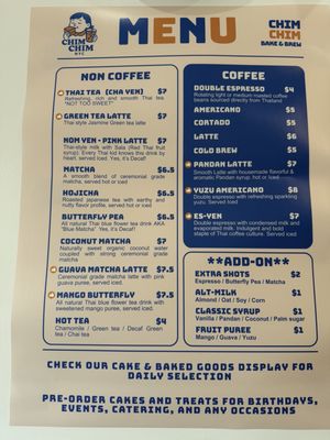 Menu photo 4 Chim Chim New York, NY