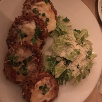 Salerno - Eggplant parmigiana and Caesar salab - Italian Near Me - Laguna Beach, California Salerno - Eggplant parmigiana and Caesar salab - Italian Near Me - Laguna Beach, California