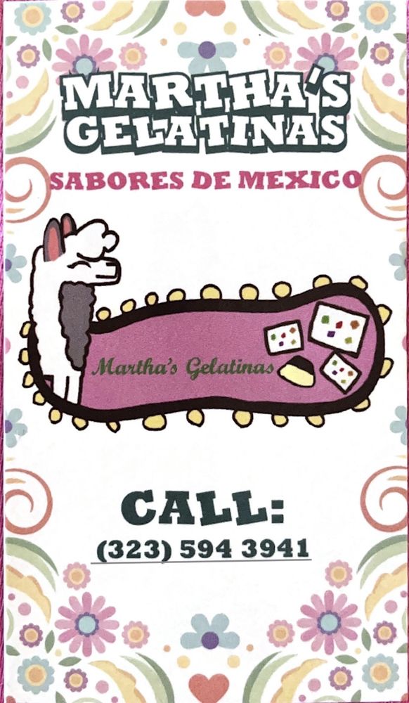 Martha’s Gelatinas Logo