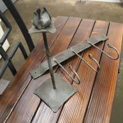 Virginia Institute of Blacksmithing - Hook rack and candlestick class gives an excellent foundation of beginning techniques.