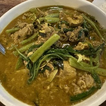 Simply Khmer - Som-Law Ma-Ju Kroeung (Lemongrass and turmeric sour soup) - Cambodian Near Me - Lowell, Massachusetts Simply Khmer - Som-Law Ma-Ju Kroeung (Lemongrass and turmeric sour soup) - Cambodian Near Me - Lowell, Massachusetts