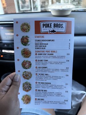 Menu photo 2 Poke Bros Midlothian, VA